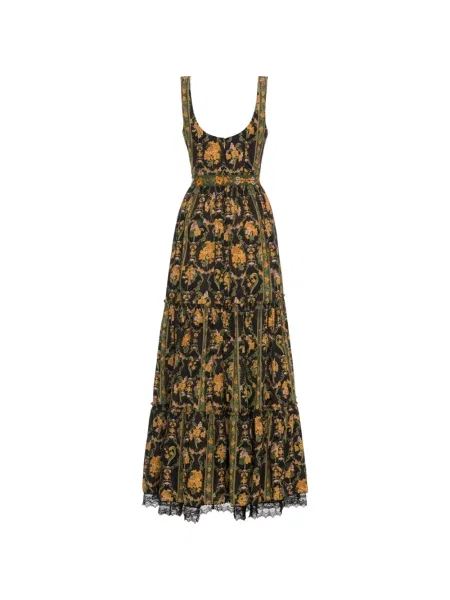 Rochie maxi Agua By Agua Bendita negru