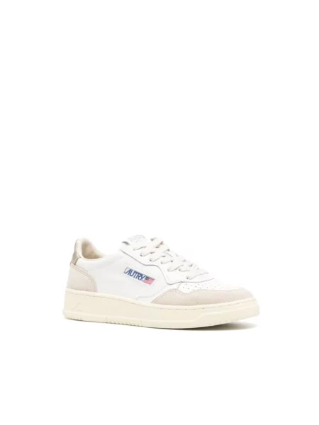 Sneakersy Autry skórzane białe