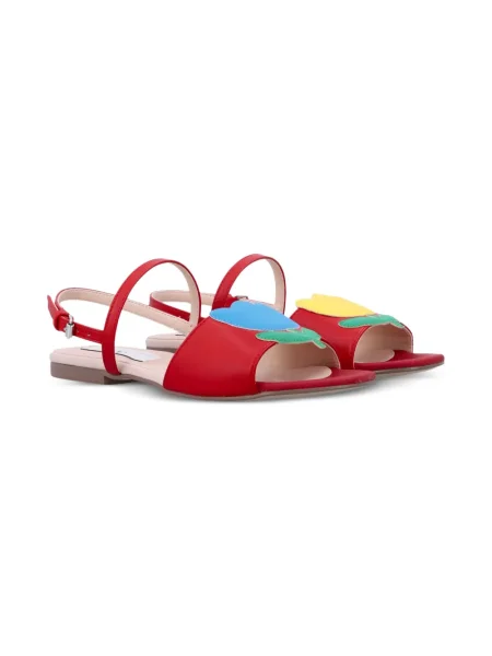 Sandały dziecięce Stella Mccartney czerwone