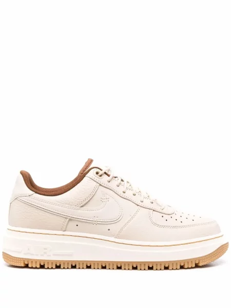 Sneakerși Nike Air Force 1 cu perle alb