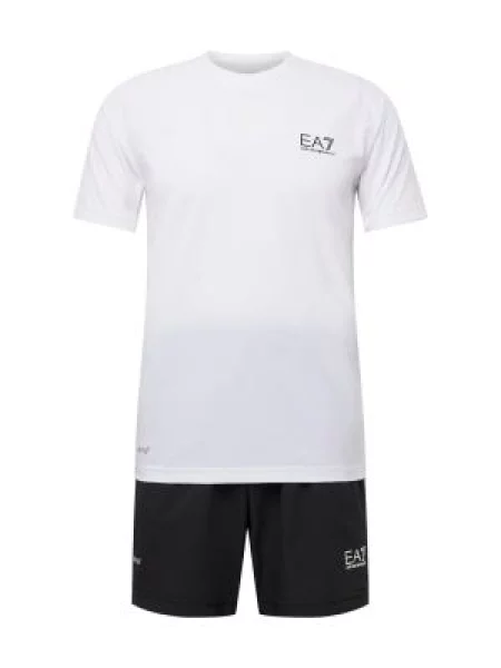 Emporio Armani Costum de trening negru alb