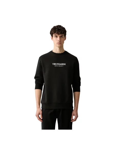 Bluza Trussardi z nadrukiem czarna