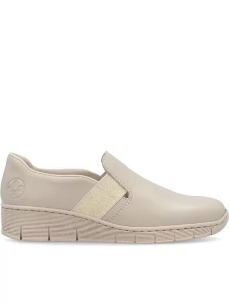 Sneakersy Rieker casual beżowe