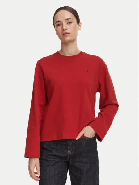 Tommy Hilfiger Блуза Тъмночервен