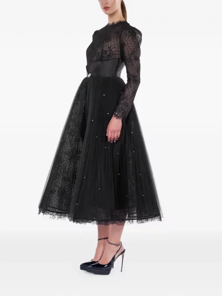 Rochie Araftu din dantelă negru
