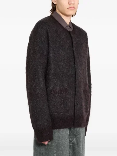 Cardigan Ssstein din jacard maro