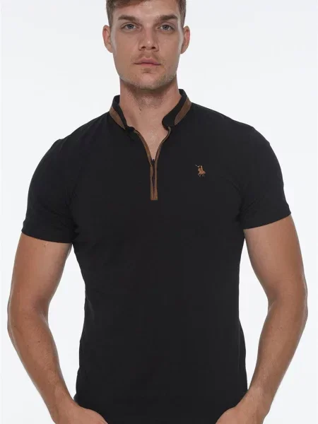 Tricou polo Dewberry negru