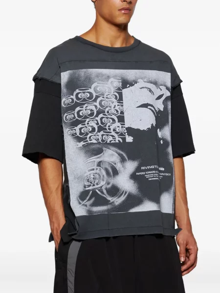 Tricou Rrr123 cu imagine gri