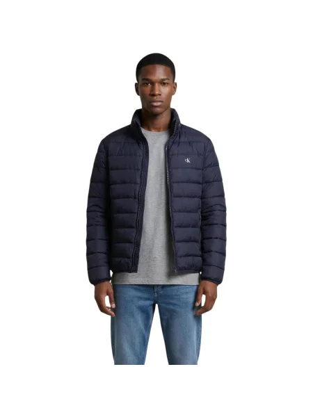 Geacă de blugi Calvin Klein Jeans albastru