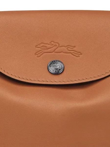 Geanta de piele Longchamp din piele maro