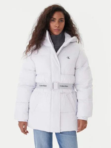 Geacă de blugi Calvin Klein Jeans violet