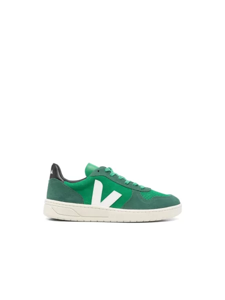 Sneakersy Veja V-10 zamszowe zielone