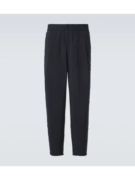Pantaloni Giorgio Armani albastru