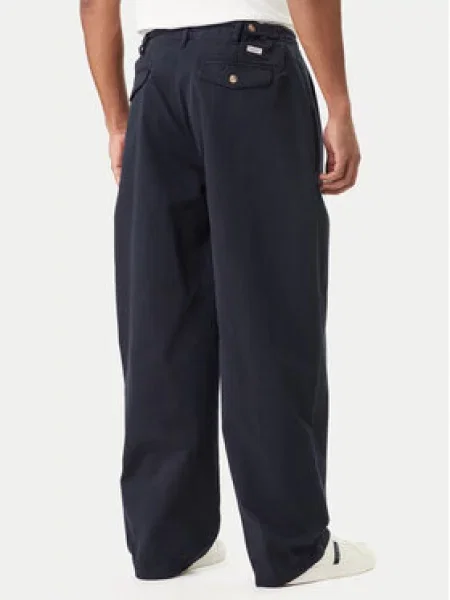 Guess Jeans Medžiaginės kelnės Tamsiai mėlyna