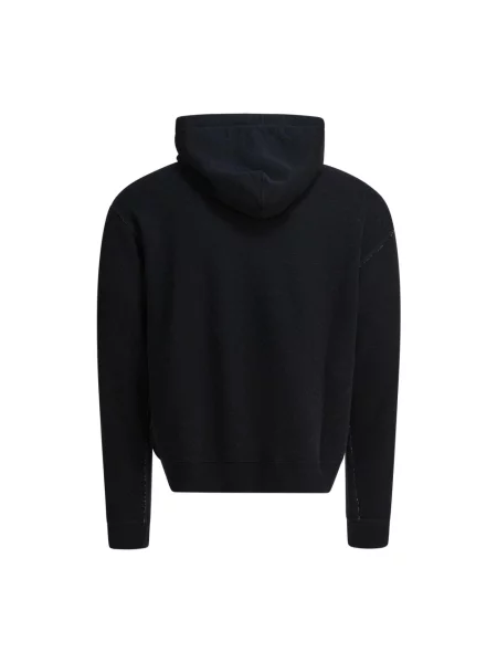 Bluza z kapturem Valentino Garavani z kapturem z nadrukiem czarna