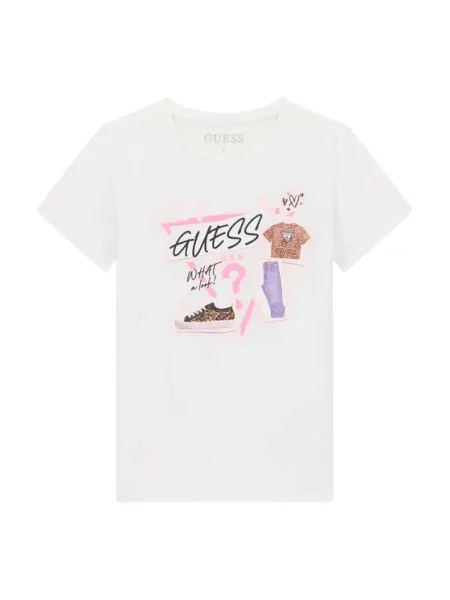 Guess Póló Regular Fit fehér