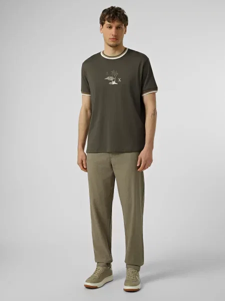 Повседневные брюки Armani Exchange бежевые