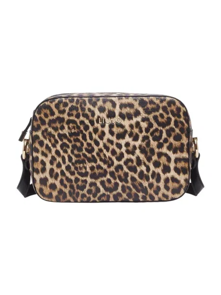 Torebka Liu Jo z nadrukiem w panterkę brązowa