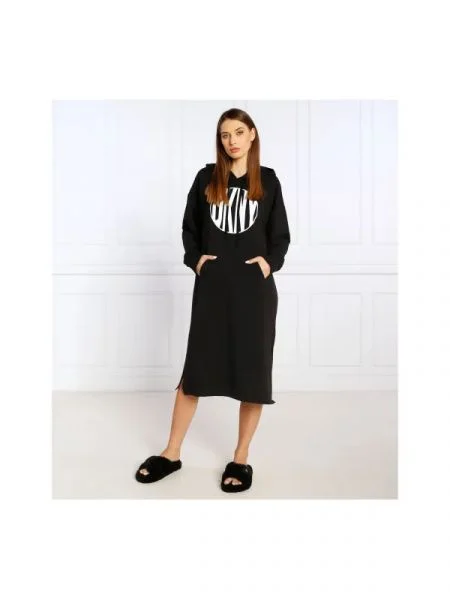 DKNY SLEEPWEAR Cămașă de noapte negru