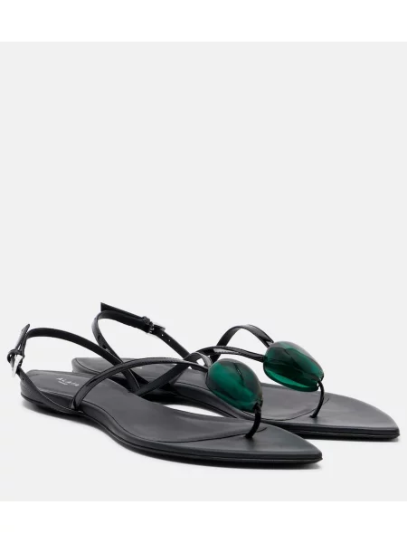 Sandale Alaïa din piele negru