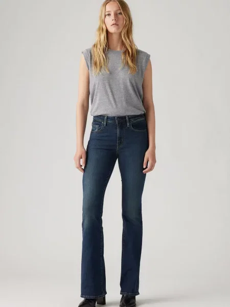 LEVI'S ® Jeans High Rise Flare închis albastru