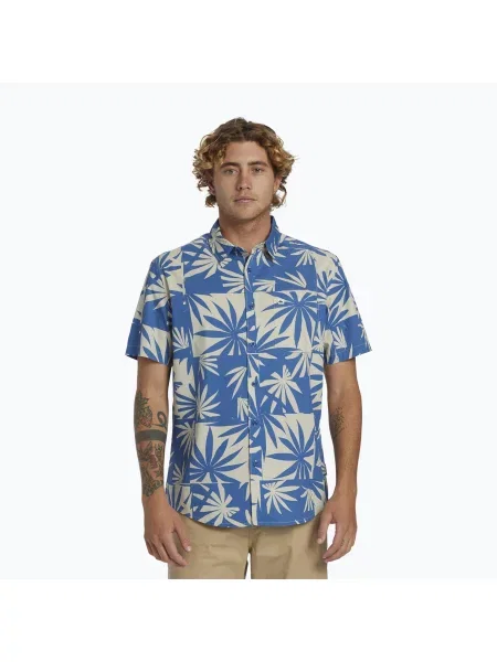 Мъжка риза Quiksilver Apero Organic Classic star sapphire apero organic ss синьо