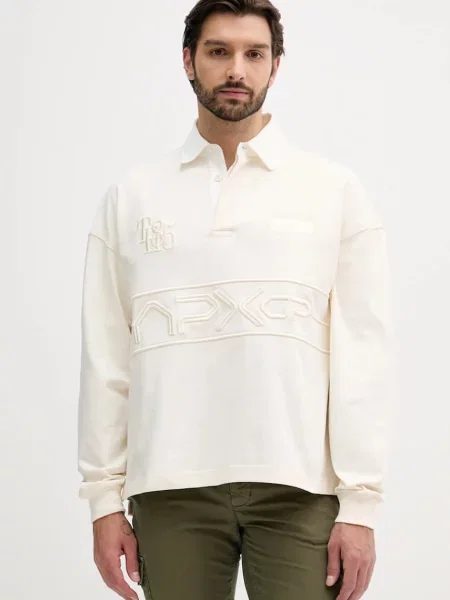 Bombažen pulover Tommy Hilfiger x F1 THE MOVIE bež