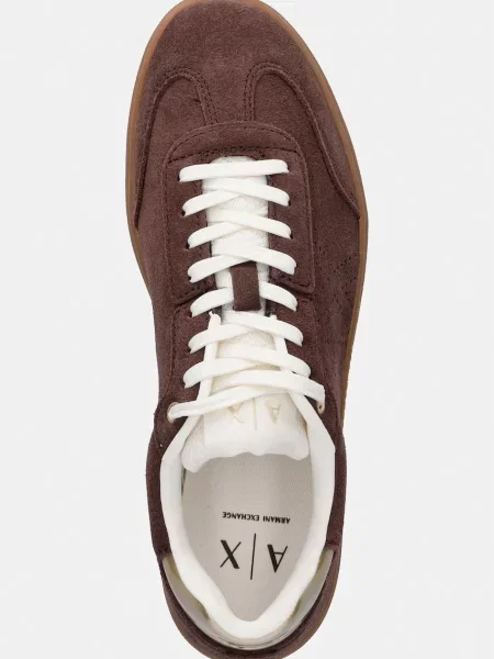 Armani Exchange sportcipő női velúr barna