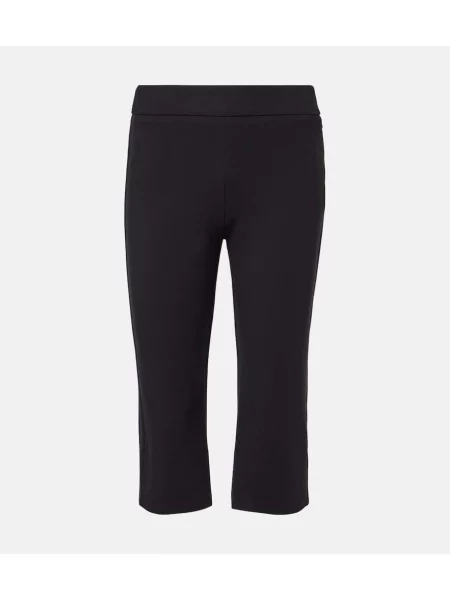 Pantaloni Staud cu talie înaltă negru