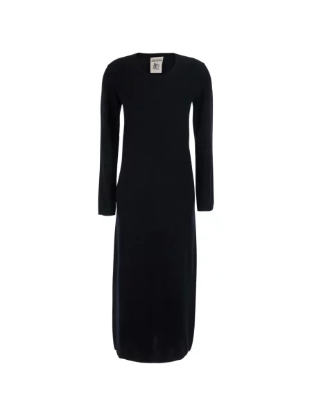 Lung rochie midi Semicouture tricotate negru