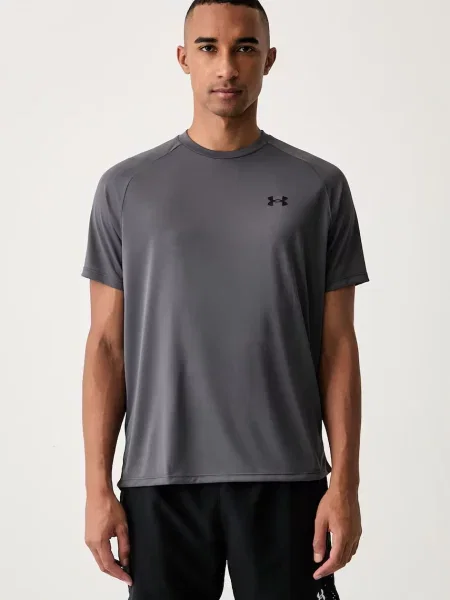 Under Armour tréningové tričko pánske Tech SS Tee sivá