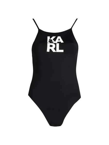 Maiou Karl Lagerfeld cu imagine de costum negru