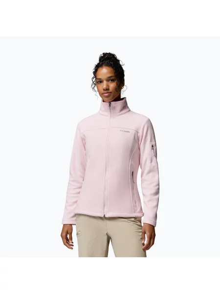 Bluză fleece pentru femei Columbia Fast Trek II powder pink roz