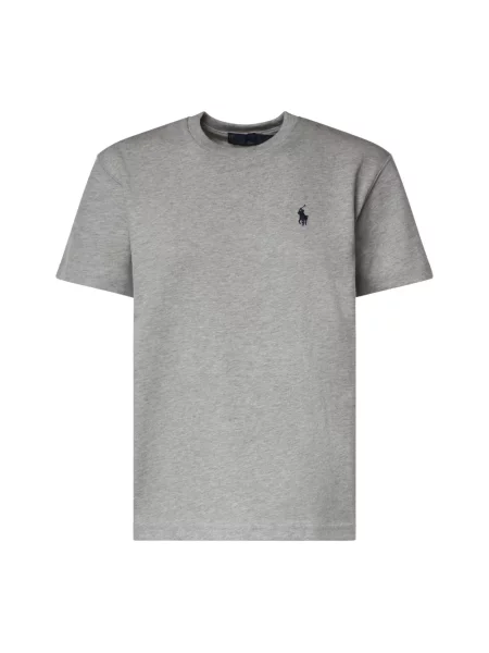 T-shirty o kroju relaxed fit z czystej bawełny Polo Ralph Lauren szara