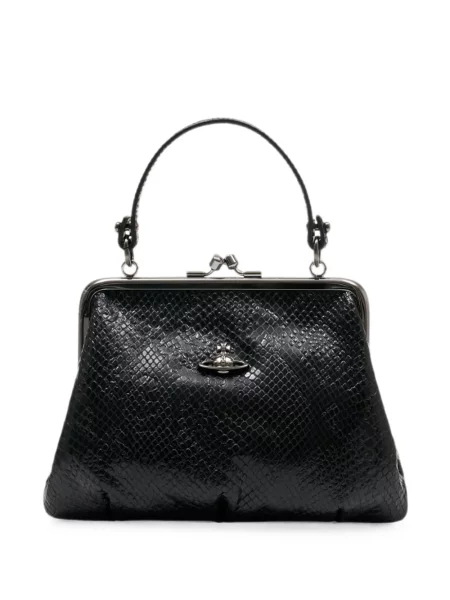 Geantă plic Vivienne Westwood din piele negru