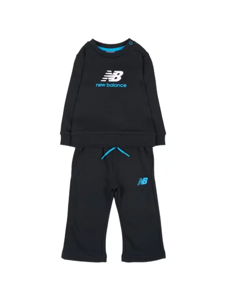 Komplet dresowy dziecięcy New Balance czarny