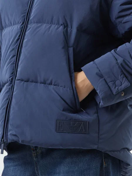 Пуховик Emporio Armani синій