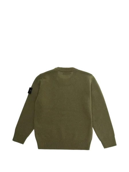 Sweter dziecięcy Stone Island zielony