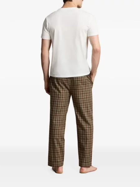 Ριγέ ρετρό μποτάκια Polo Ralph Lauren με σχέδιο μπλε