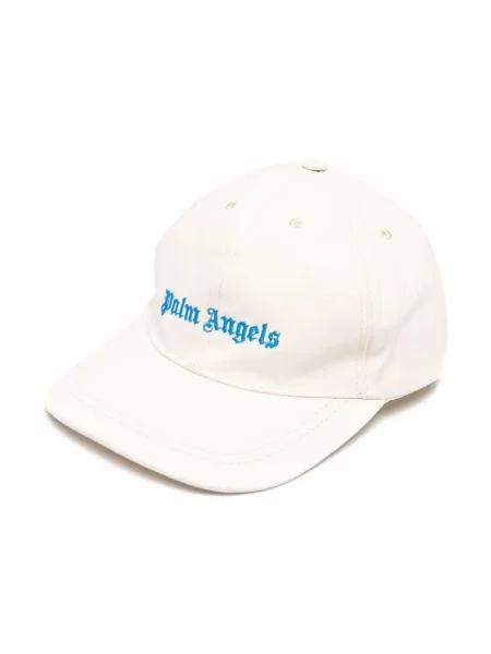 Czapka z daszkiem dziecięca Palm Angels biała