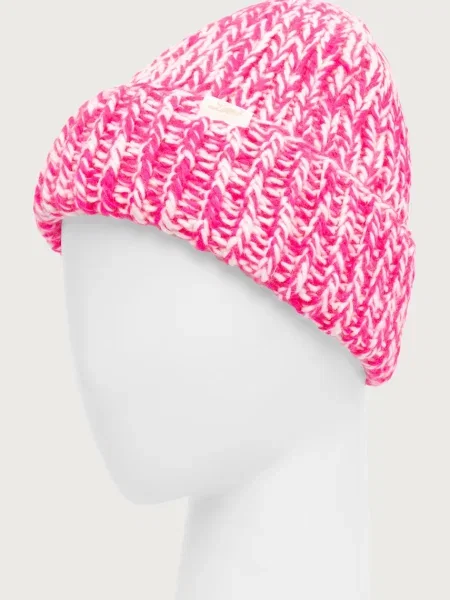 Levi's čiapka beanie dámska GIGI CHUNKY ružová