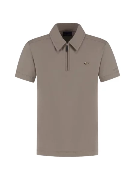 Koszulka polo dziecięca Paul & Shark szara