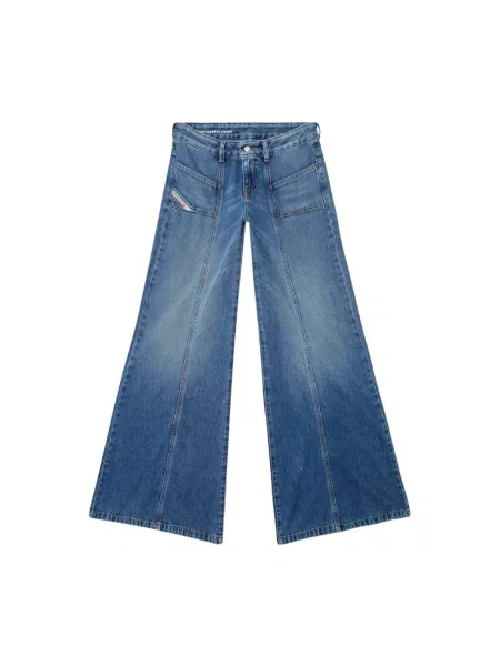 Spodnie Diesel casual niebieskie