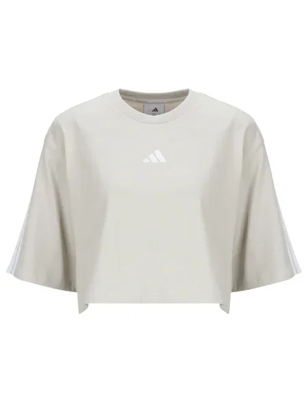 Csíkos ingruha Adidas bézs