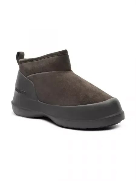 Moon Boot De piele bocanci Luna gri