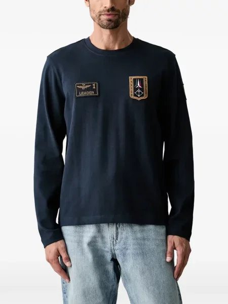 Lung tricou Aeronautica Militare albastru