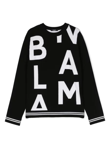 Sweter dziecięcy Balmain czarny