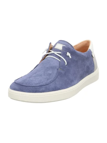 Sneakersy Think skórzane niebieskie