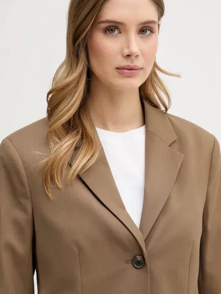 Tommy Hilfiger Сако с вълна кафяво