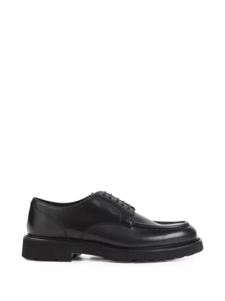 Pantofi derby Canali chunky negru